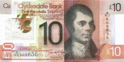 Schottland - 10  Pounds (#229Qa_UNC)