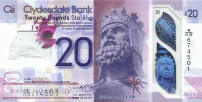 Schottland - 20  Pounds (#229R_UNC)