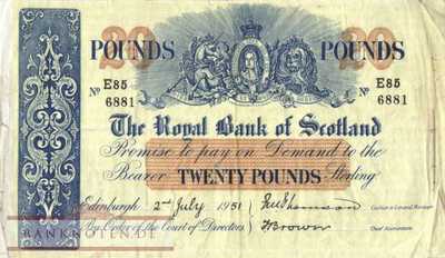 Scotland - 20  Pounds (#319c_F)
