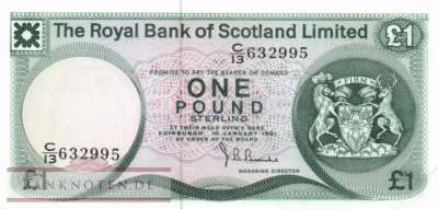 Schottland - 1  Pound (#336a-81_UNC)