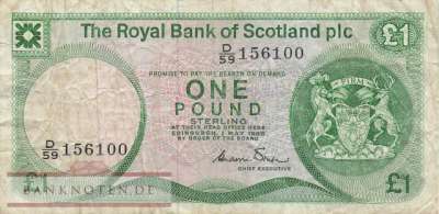 Schottland - 1  Pound (#341Aa_F)
