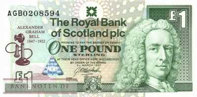 Schottland - 1  Pound (#359_UNC)
