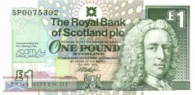 Scotland - 1  Pound (#360_UNC)