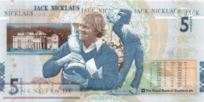 Scotland - 5  Pounds - Jack Nicklaus (#365_UNC)