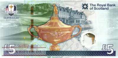 Scotland - 5  Pounds - Ryder Cup (#369_UNC)