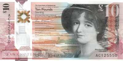 Scotland - 10  Pounds (#371a_UNC)