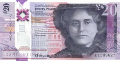 Schottland - 20  Pounds (#372-19-2_UNC)