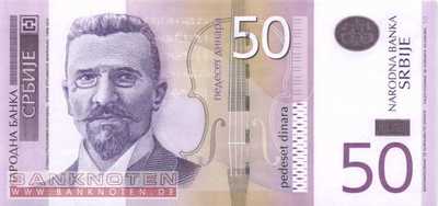 Serbien - 50  Dinara (#040a_UNC)