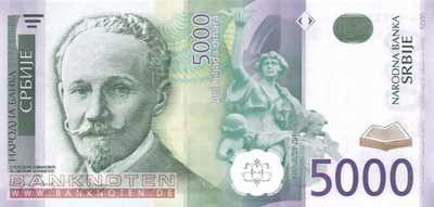 Serbia - 5.000  Dinara (#045a_UNC)