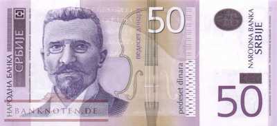 Serbien - 50  Dinara (#056b_UNC)