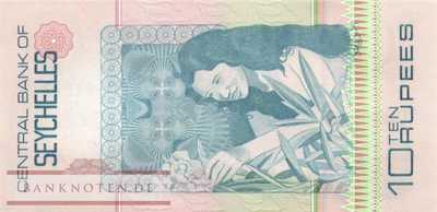 Seychelles - 10  Rupees (#028a_UNC)