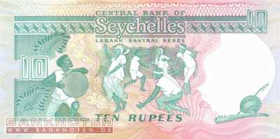 Seychellen - 10  Rupees (#032_UNC)