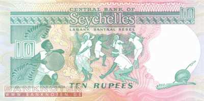 Seychelles - 10  Rupees (#032_UNC)