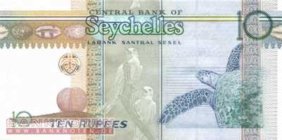 Seychelles - 10  Rupees (#036b_UNC)