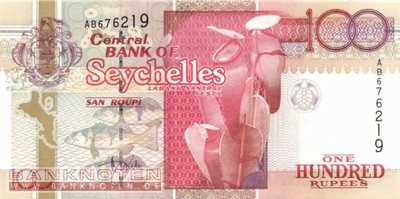 Seychelles - 100  Rupees (#039_UNC)