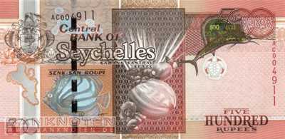 Seychellen - 500  Rupees (#045_UNC)