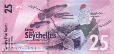Seychellen - 25  Rupees (#048_UNC)