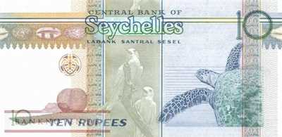 Seychelles - 10  Rupees - 40 years... (#052_UNC)