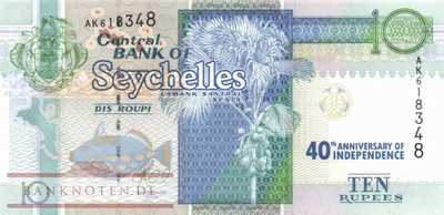 Seychelles - 10  Rupees - 40 years... (#052_UNC)