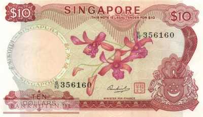 Singapur - 10  Dollars (#003d_UNC)