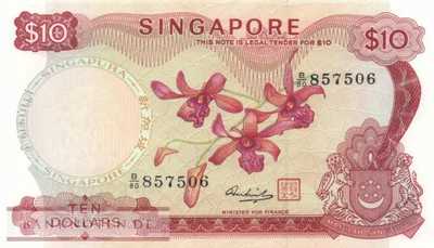 Singapur - 10  Dollars (#003d_AU)
