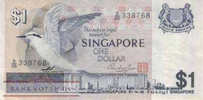 Singapur - 1  Dollar (#009-1_XF)