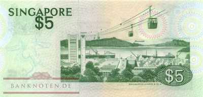 Singapur - 5  Dollars (#010_UNC)