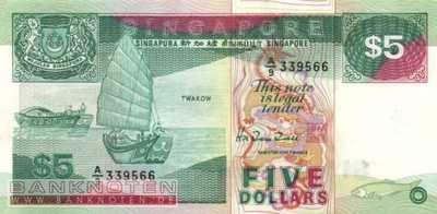 Singapur - 5  Dollars (#019_UNC)