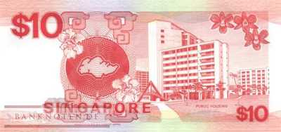 Singapur - 10  Dollars (#020_UNC)