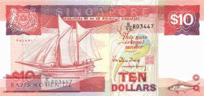 Singapur - 10  Dollars (#020_UNC)