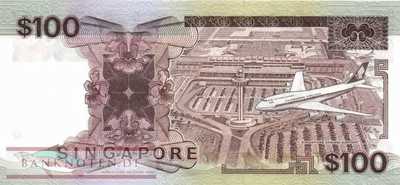 Singapur - 100  Dollars (#023a_UNC)