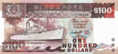 Singapur - 100  Dollars (#023a_UNC)