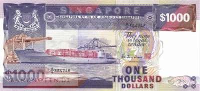 Singapur - 1.000  Dollars (#025b_UNC)