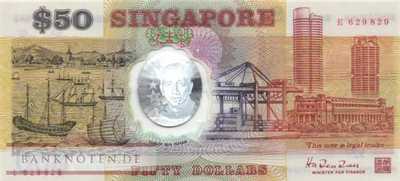 Singapur - 50  Dollars - plastic (#031_UNC)