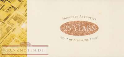 Singapur - 25  Dollars - im Folder (#033F_UNC)