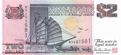 Singapur - 2  Dollars (#034_UNC)
