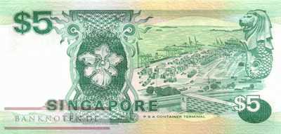 Singapur - 5  Dollars (#035_UNC)