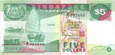 Singapur - 5  Dollars (#035_UNC)
