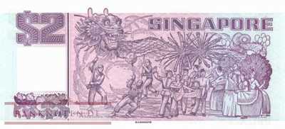 Singapur - 2  Dollars (#037_UNC)