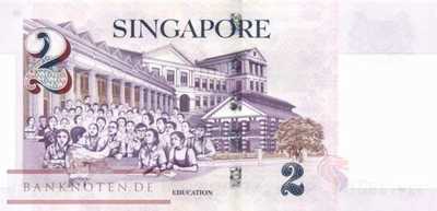 Singapur - 2  Dollars (#045A_UNC)