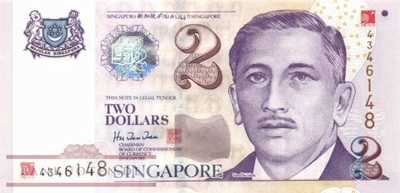 Singapur - 2  Dollars (#045_UNC)