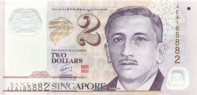 Singapur - 2  Dollars (#046d_UNC)