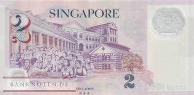 Singapur - 2  Dollars (#046m_UNC)