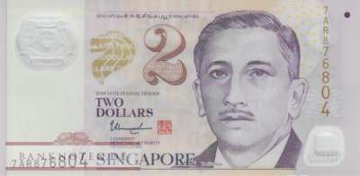 Singapur - 2  Dollars (#046n_UNC)