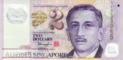 Singapur - 2  Dollars (#046o_UNC)