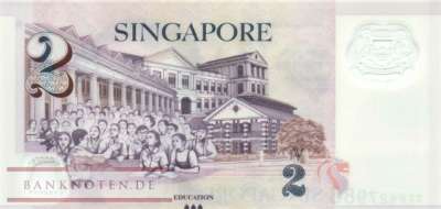Singapur - 2  Dollars (#046p_UNC)
