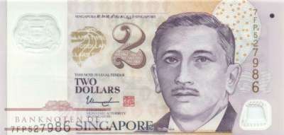 Singapur - 2  Dollars (#046p_UNC)