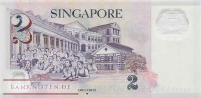 Singapur - 2  Dollars (#046q_UNC)