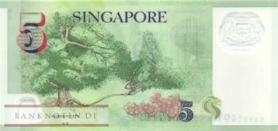 Singapur - 5  Dollars (#047h_UNC)