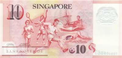Singapur - 10  Dollars (#048o_UNC)